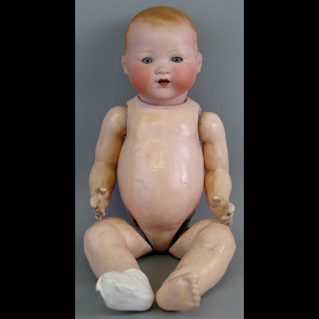 An Armand Marseille Germany bisque head baby doll