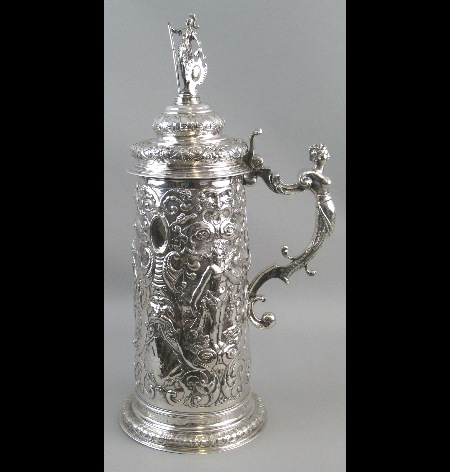 A large and impressive Continental stein