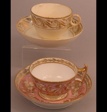An early 19th Century Ridgeway cup and saucer